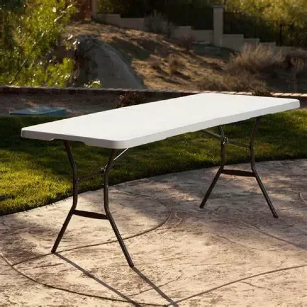 6ft Plastic Folding Table